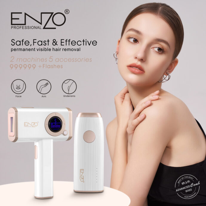 ⁦Epilateur lasser ENZO Ice Sensor Technology En-8583⁩ - الصورة ⁦5⁩