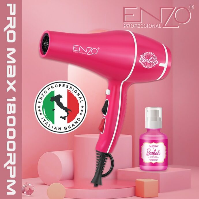 Sechoir Enzo Barbie Edition + Serum en 6014